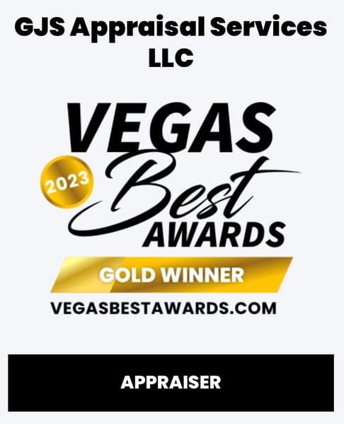 Vegas Best Awards 2023 Gold Winner — Appraiser